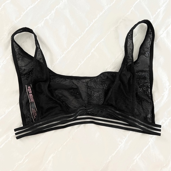 Victoria's Secret Black Lace Bralette Large - Picture 4 of 4